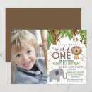 Recherche de wild one invitations Safari