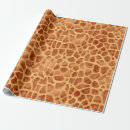 Recherche de girafe papier cadeau Brun