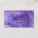 Recherche de couleur mauve cartes visite Aquarelle