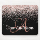 Suche nach rosa glitzern mousepads Monogramm