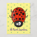 Recherche de coccinelle rouge cartes postales Bogue