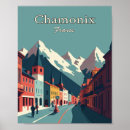 Recherche de chamonix posters Vintage