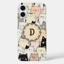Recherche de rétro chat iphone coques Mignon