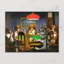 Recherche de coolidge cartes postales Chiens jouant au poker