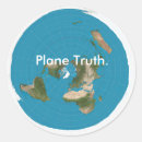 Recherche de terre plate autocollants Monde