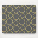 Recherche de cercles gris tapis souris Moderne