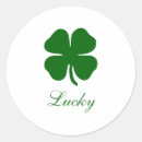 Recherche de bière verte autocollants Trèfle