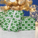 Recherche de trèfle vert papier cadeau Chance irlandaise