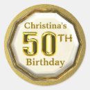 Recherche de birthday autocollants 50e anniversaire