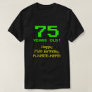 Suche nach 75 tshirts 75 jahre alt