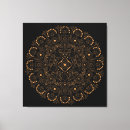 Recherche de mandala toiles Noir