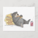 Recherche de pizza mignonne cartes postales Animal