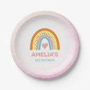 Recherche de rainbow paper assiettes Girl