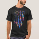 Recherche de drapeau coloré tshirts Américain