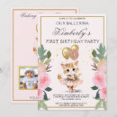Recherche de premier filles anniversaire invitations Baby girl