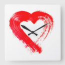 Recherche de coeur rouge horloges Couple
