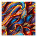 Suche nach blaue flamme poster Abstrakt