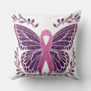 Suche nach brustkrebs kissen Schmetterling