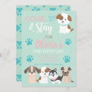 Recherche de marionnettes invitations Chiots