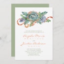 Recherche de ruban orange invitations Aquarelle