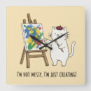 Recherche de chat humoristique horloges Pour tous
