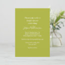 Recherche de vert citron invitations Simple