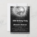 Recherche de 60th anniversaire invitations Noir