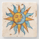 Suche nach sonne und mond untersetzer Strand