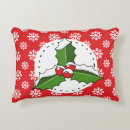 Recherche de baies de houx coussins Vert