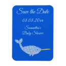 Recherche de baby shower save the date magnets Bleu
