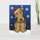 Recherche de airedales noël cartes Dog