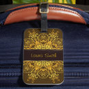 Recherche de fleur mandala bagages étiquettes Ethnique