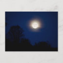 Recherche de clair de lune cartes postales Bleu