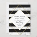 Recherche de marbre noir et blanc invitations Géométrique