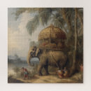 Recherche de éléphants puzzles Floral