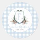Recherche de canard bleu autocollants Baby shower
