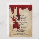 Recherche de scary invitations Vintage
