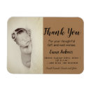 Recherche de faire part de naissance magnets Merci