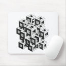 Recherche de illusion optique tapis souris Noir et blanc