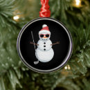 Recherche de balle de golf ornements Noël