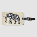 Suche nach zebrastreifen gepäckanhänger Tierdruck