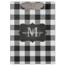 Recherche de monogramme moderne porte blocs Blanc