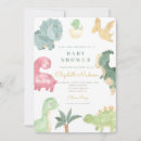 Recherche de dinosaure baby shower invitations Pour elle