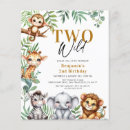 Recherche de two wild invitations Zoo