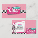 Suche nach diner visitenkarten Retro