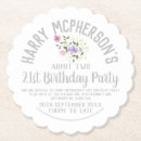 Recherche de dessous verre invitations Fête d'anniversaire