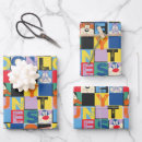 Recherche de caractère papier cadeau Motif