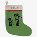 Recherche de golfer chaussette de noël Vert