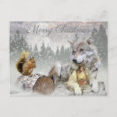Suche nach niedlicher wolf postkarten Weihnachten