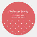 Recherche de étiquettes de adresse de noël autocollants Rouge